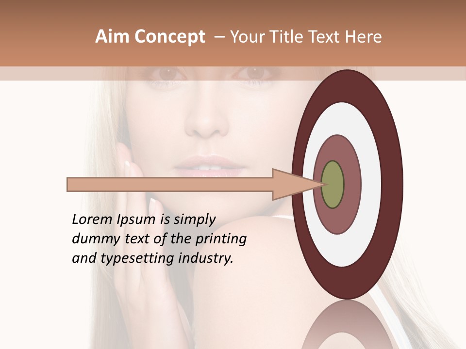 Touch Adult Skin PowerPoint Template