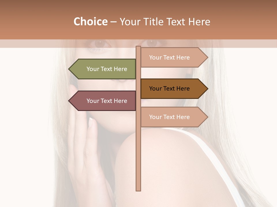 Touch Adult Skin PowerPoint Template