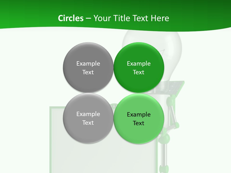 Natural Energy Sign Blank PowerPoint Template