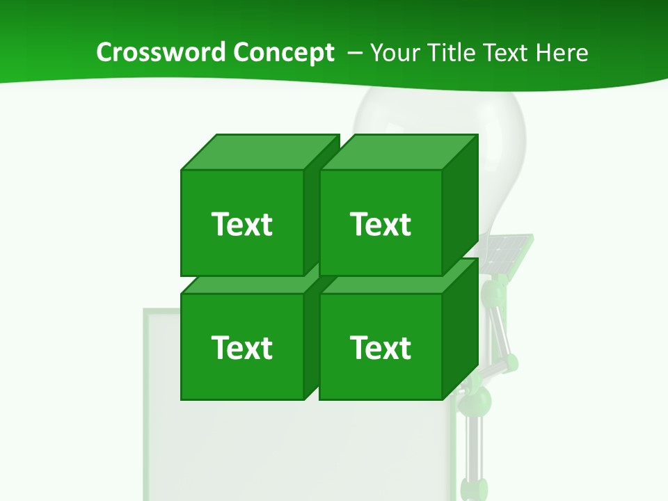 Natural Energy Sign Blank PowerPoint Template