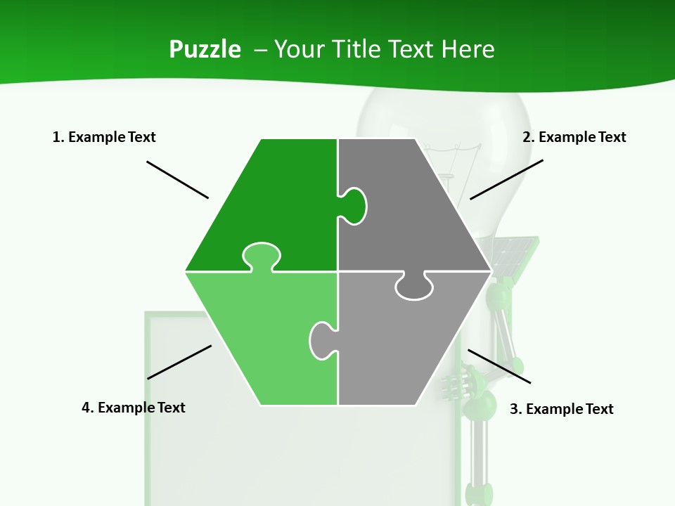 Natural Energy Sign Blank PowerPoint Template