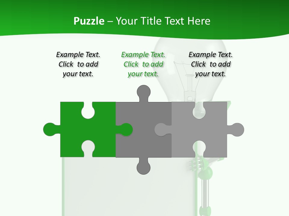 Natural Energy Sign Blank PowerPoint Template