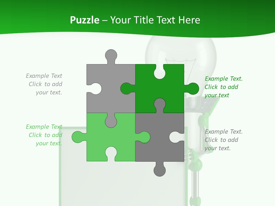 Natural Energy Sign Blank PowerPoint Template