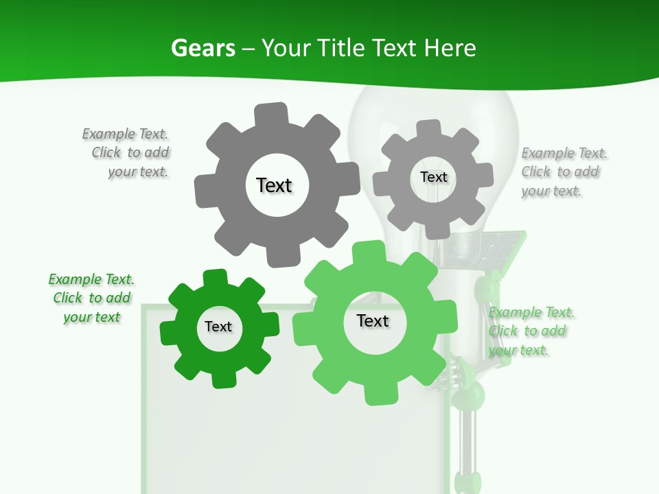 Natural Energy Sign Blank PowerPoint Template