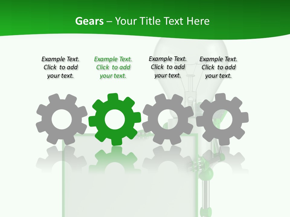 Natural Energy Sign Blank PowerPoint Template