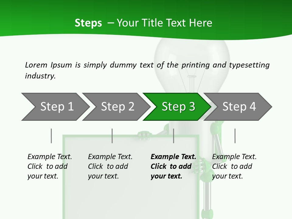 Natural Energy Sign Blank PowerPoint Template