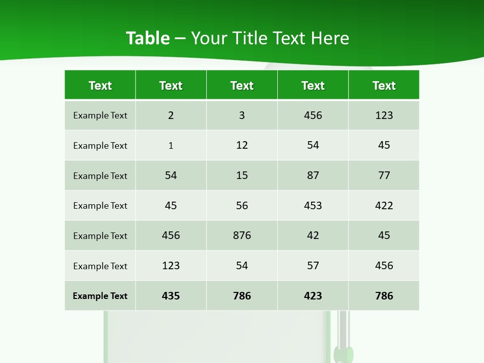 Natural Energy Sign Blank PowerPoint Template
