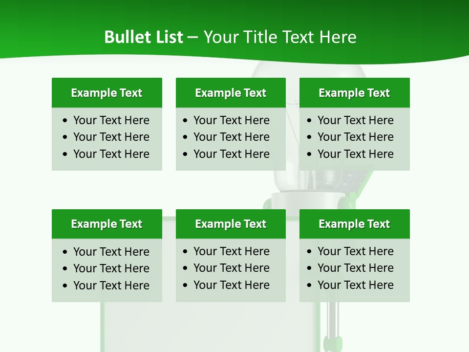 Natural Energy Sign Blank PowerPoint Template