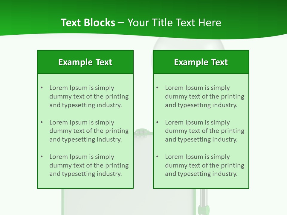 Natural Energy Sign Blank PowerPoint Template