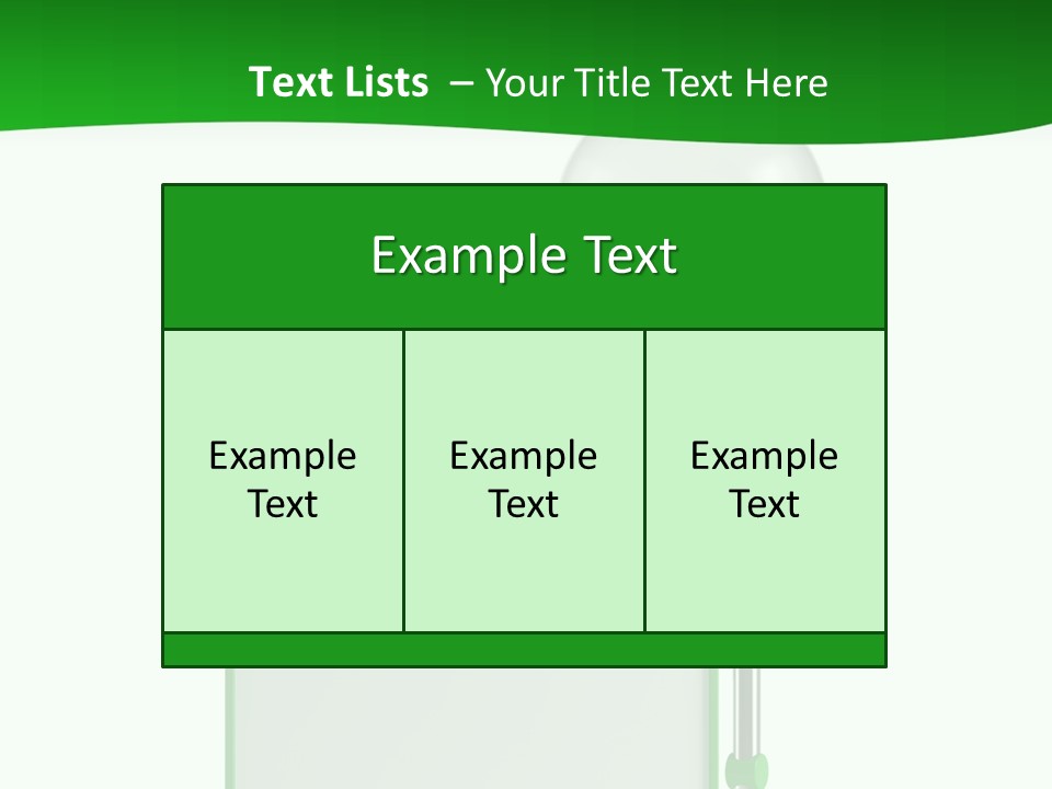Natural Energy Sign Blank PowerPoint Template