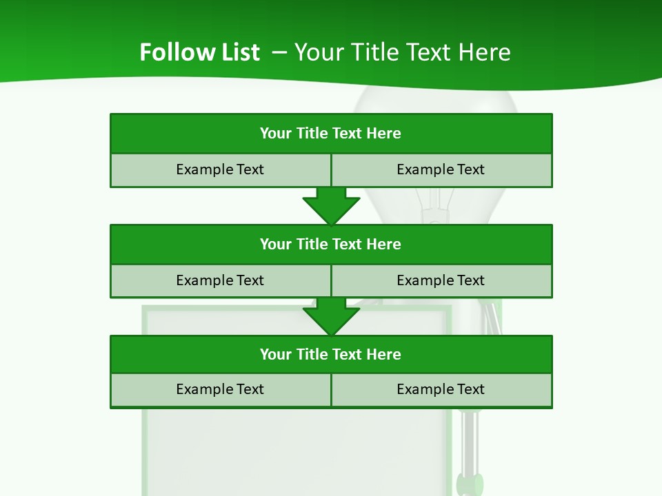 Natural Energy Sign Blank PowerPoint Template