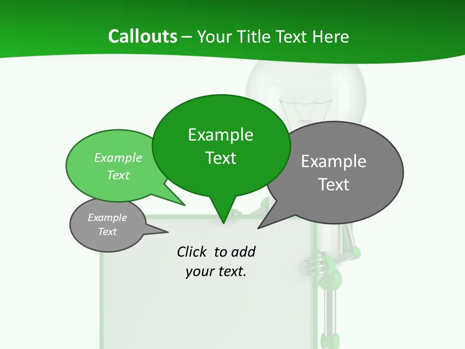 Natural Energy Sign Blank PowerPoint Template