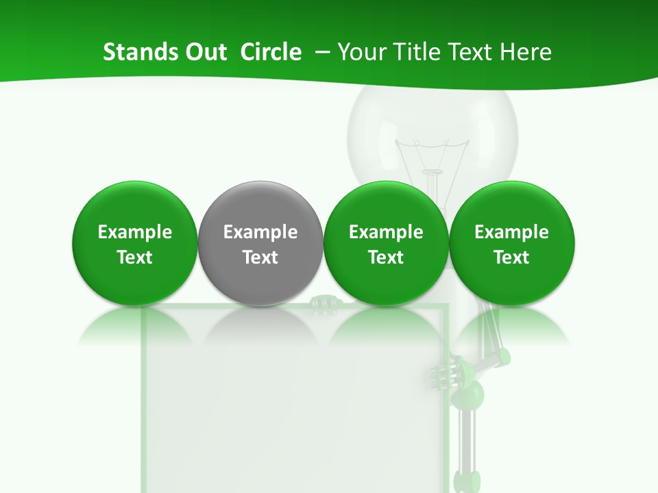 Natural Energy Sign Blank PowerPoint Template