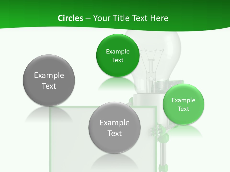 Natural Energy Sign Blank PowerPoint Template