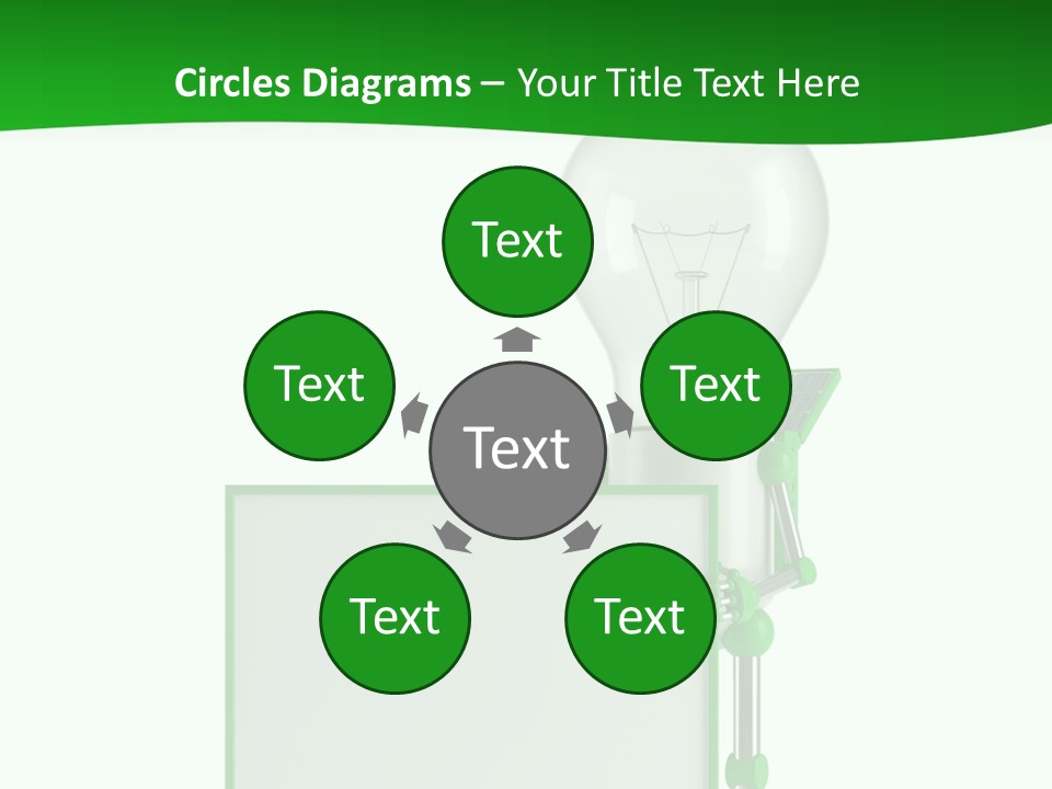 Natural Energy Sign Blank PowerPoint Template