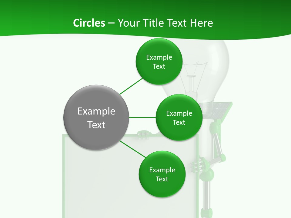 Natural Energy Sign Blank PowerPoint Template