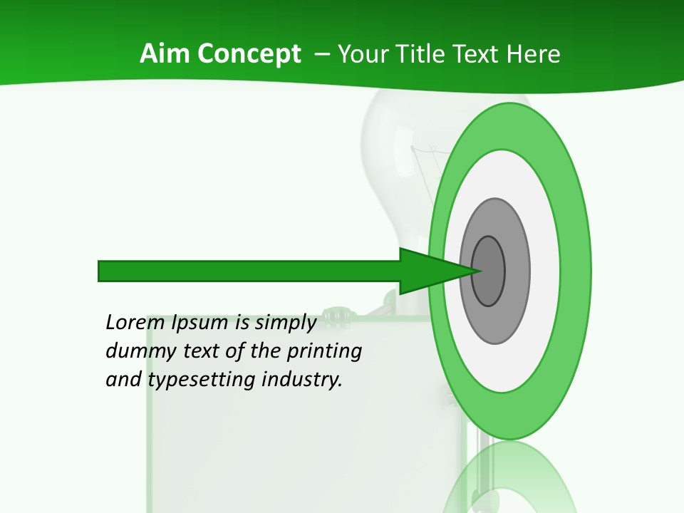 Natural Energy Sign Blank PowerPoint Template