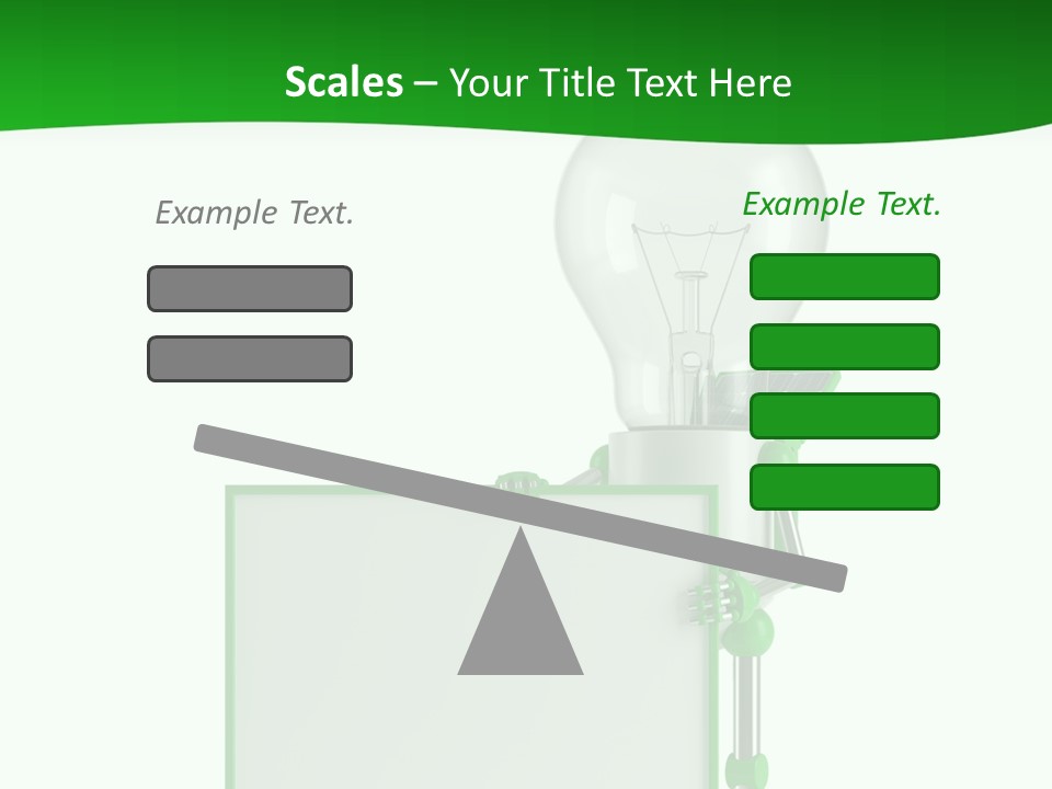 Natural Energy Sign Blank PowerPoint Template