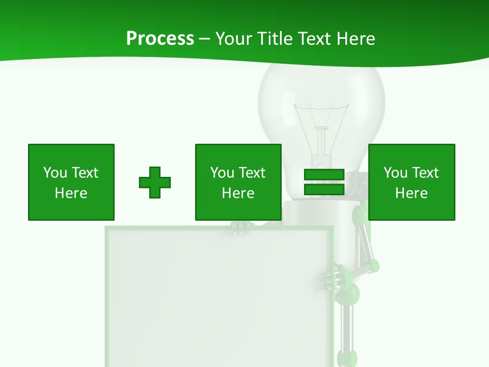 Natural Energy Sign Blank PowerPoint Template