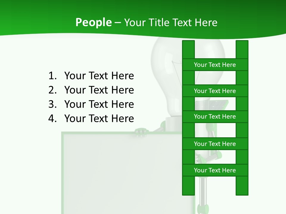 Natural Energy Sign Blank PowerPoint Template