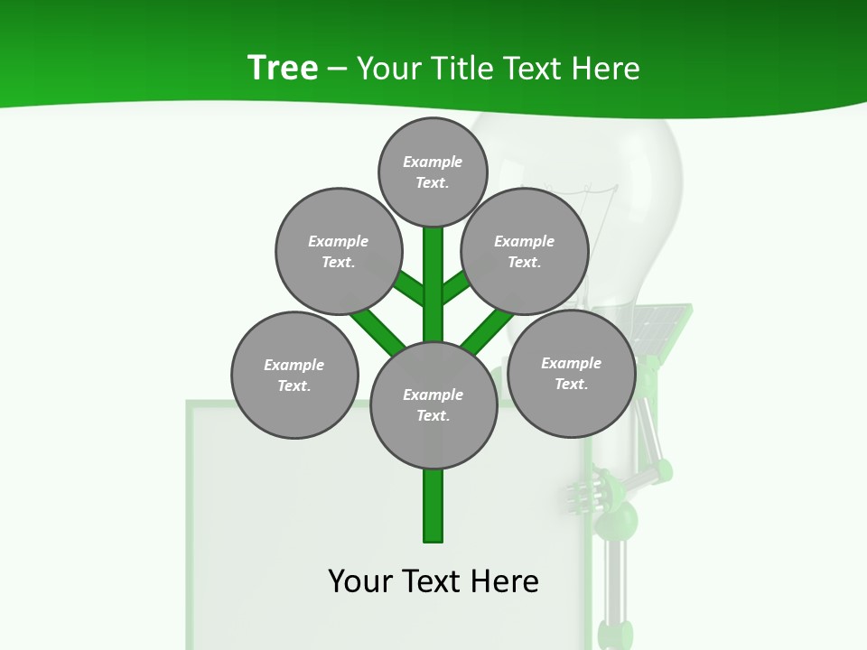 Natural Energy Sign Blank PowerPoint Template
