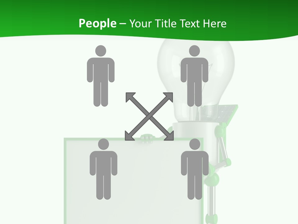 Natural Energy Sign Blank PowerPoint Template
