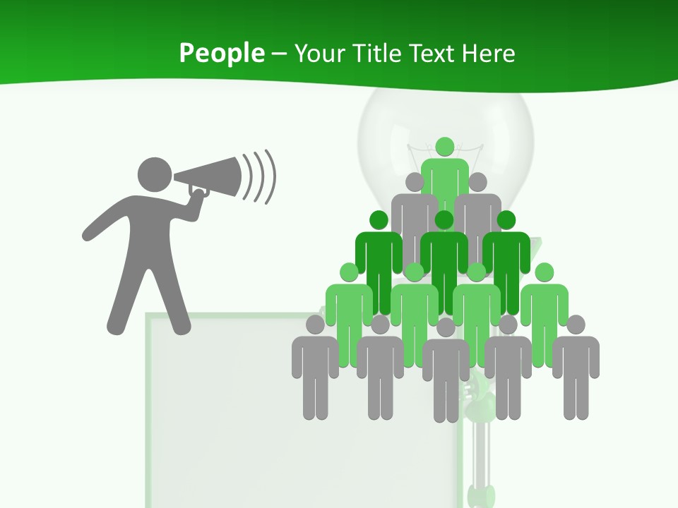 Natural Energy Sign Blank PowerPoint Template