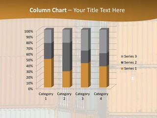 Commercial Docks Goods PowerPoint Template