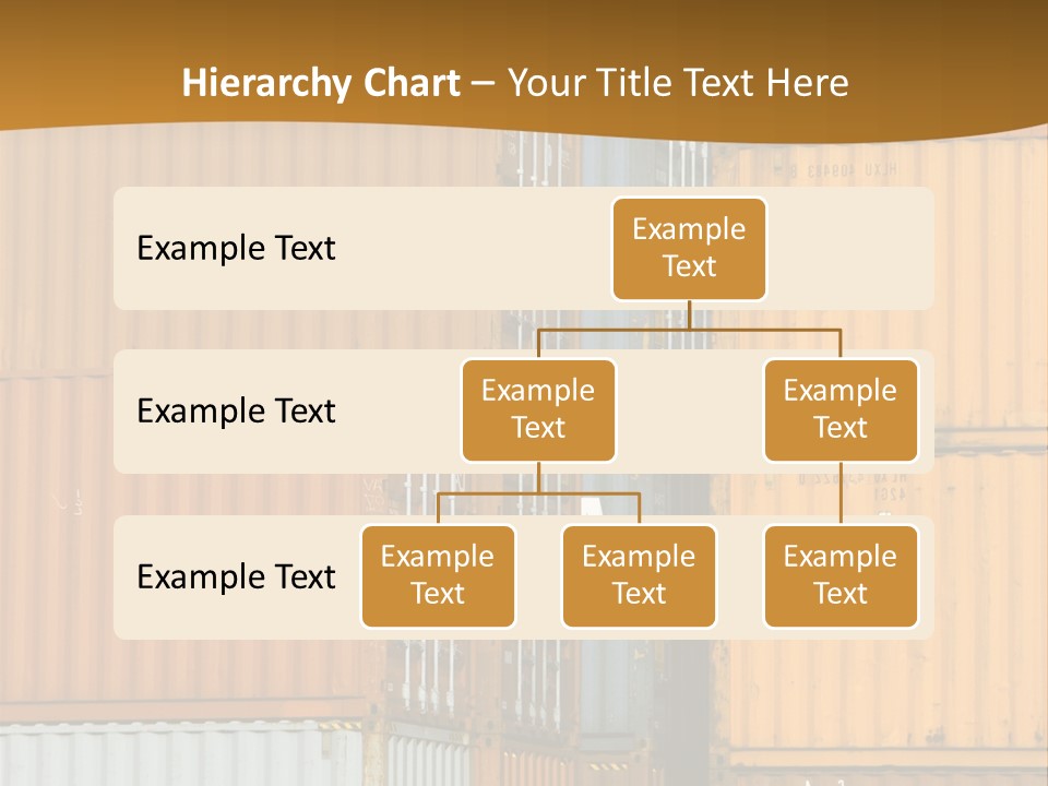 Commercial Docks Goods PowerPoint Template
