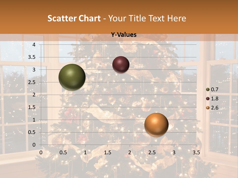 Illuminated Home Christmas PowerPoint Template