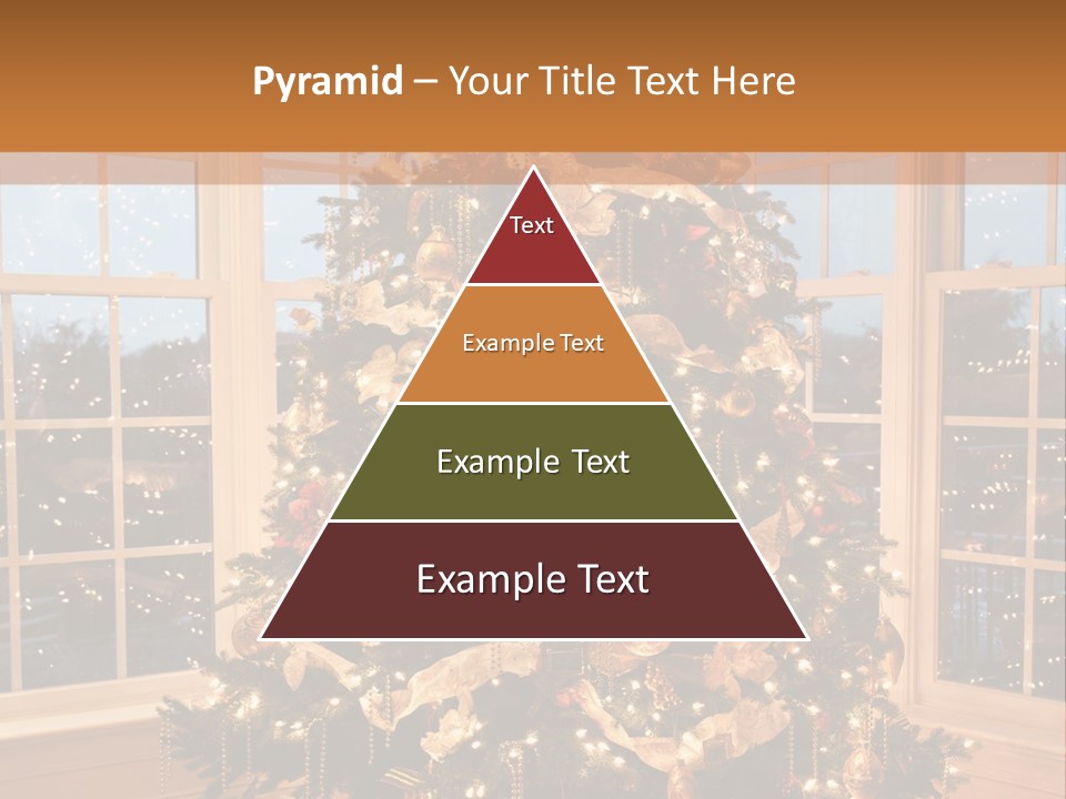 Illuminated Home Christmas PowerPoint Template