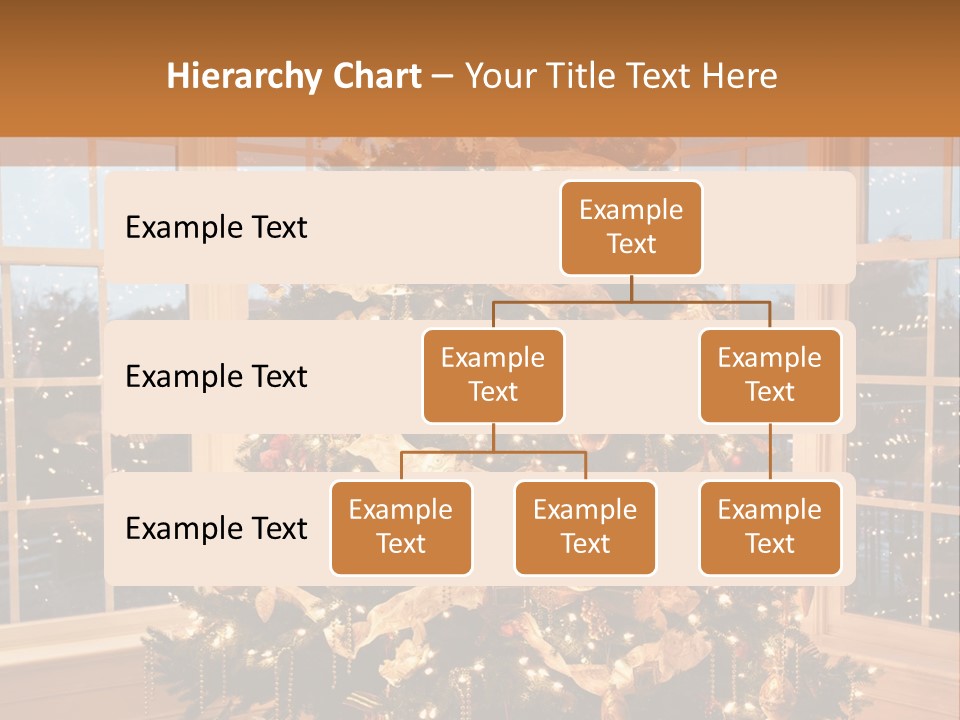 Illuminated Home Christmas PowerPoint Template