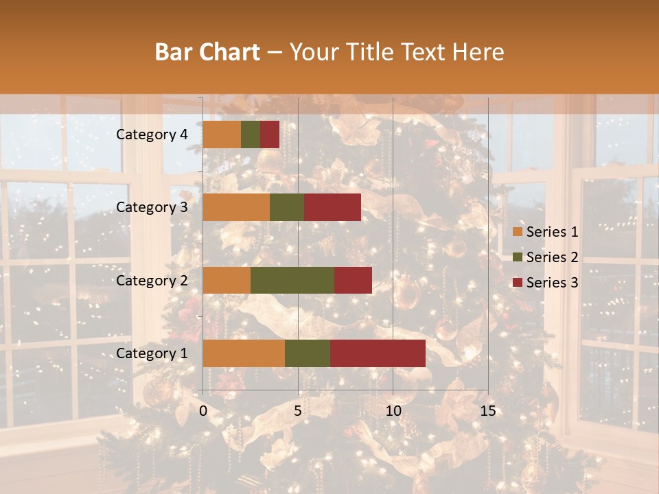 Illuminated Home Christmas PowerPoint Template