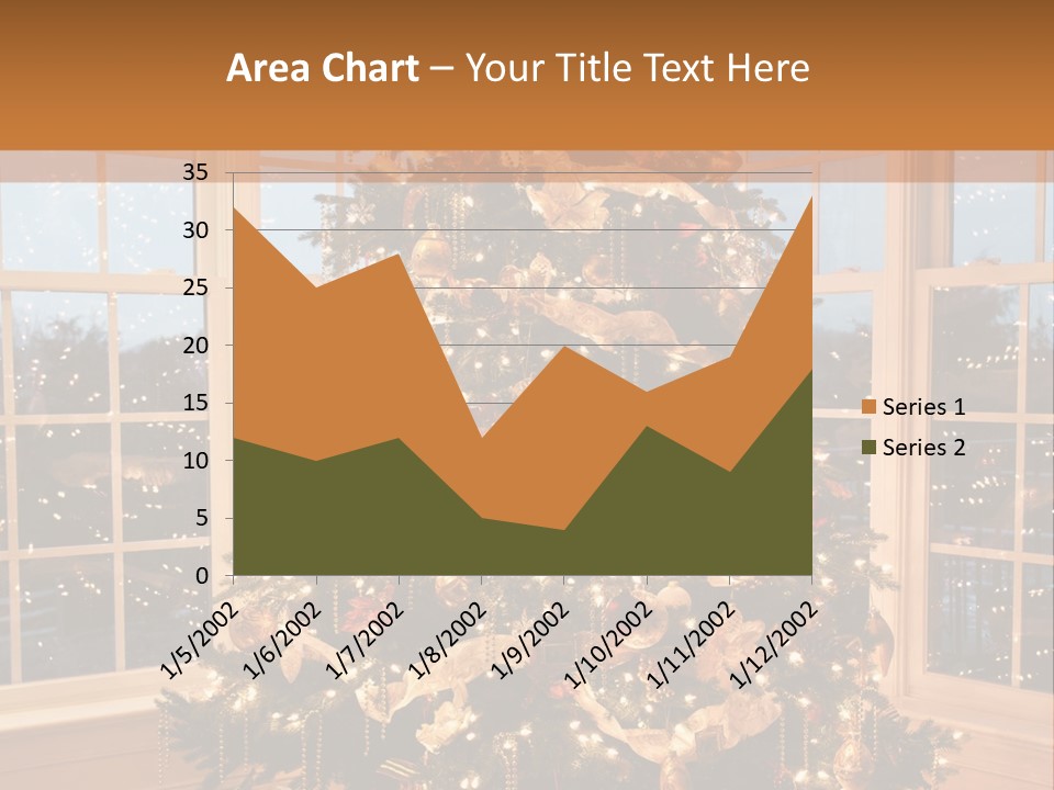 Illuminated Home Christmas PowerPoint Template
