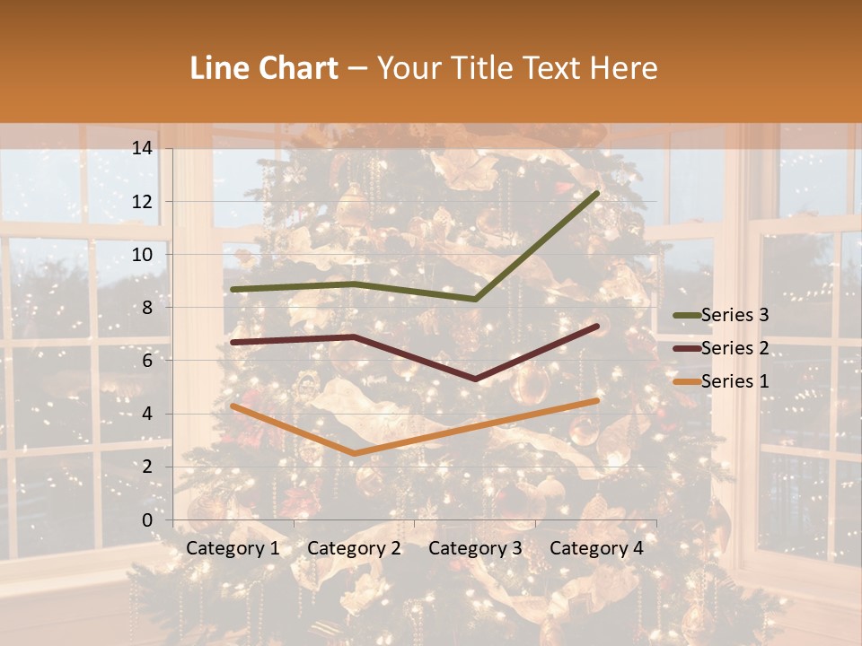 Illuminated Home Christmas PowerPoint Template