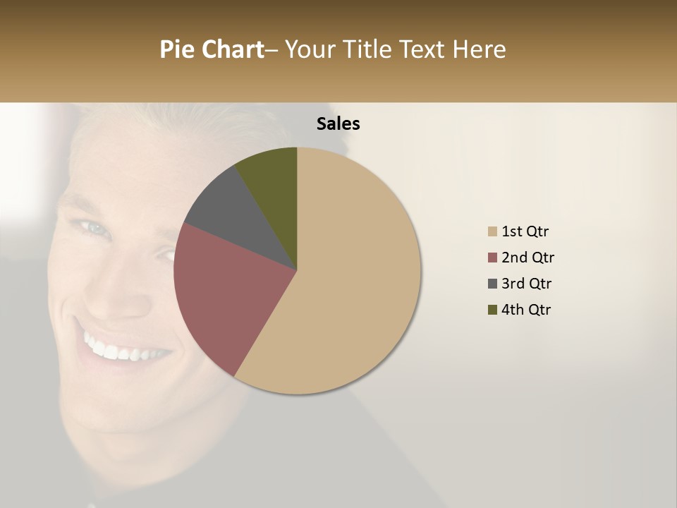 Smart Handsome Close PowerPoint Template