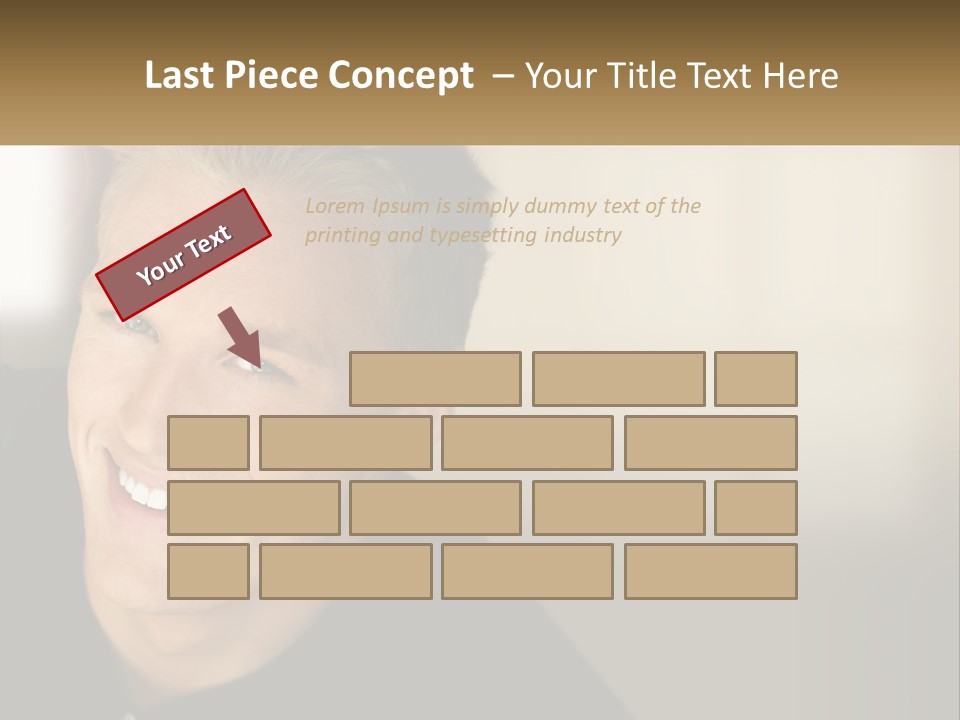 Smart Handsome Close PowerPoint Template
