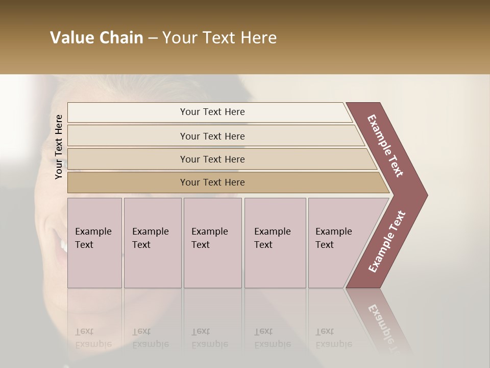 Smart Handsome Close PowerPoint Template