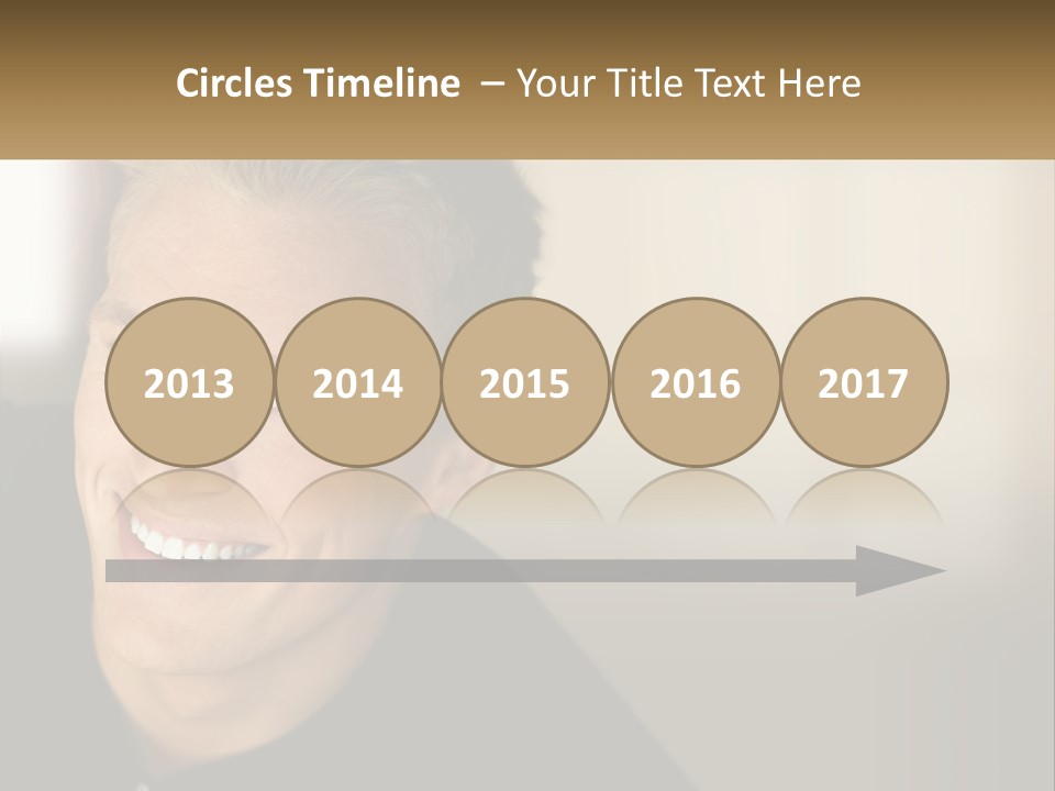 Smart Handsome Close PowerPoint Template
