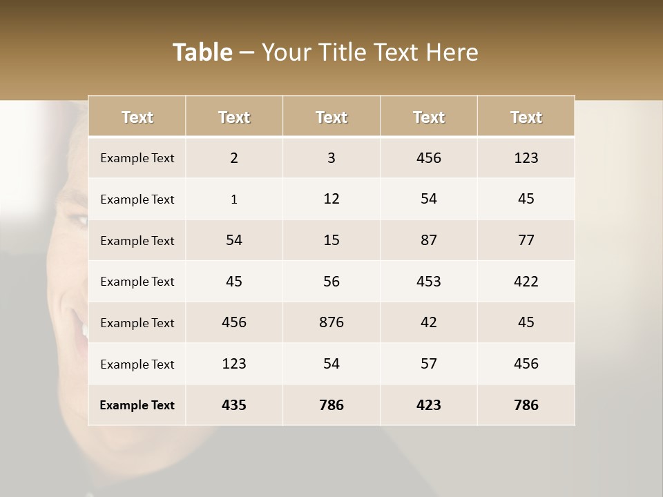 Smart Handsome Close PowerPoint Template