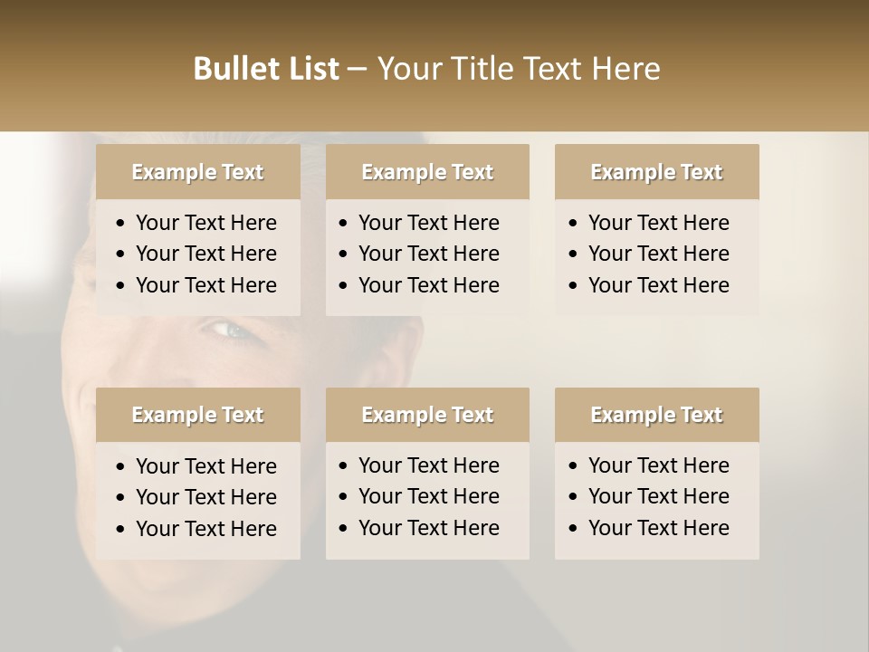 Smart Handsome Close PowerPoint Template