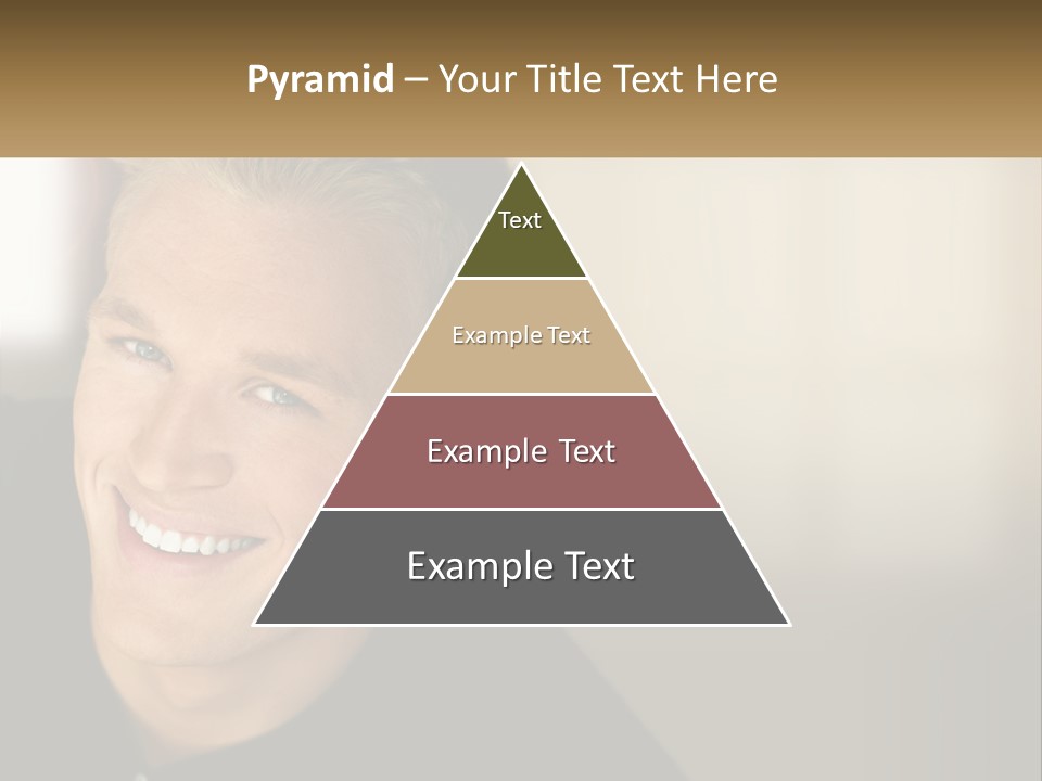 Smart Handsome Close PowerPoint Template