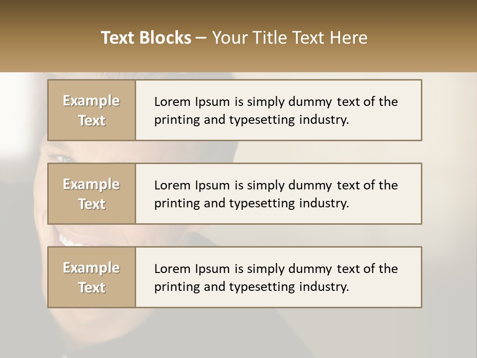 Smart Handsome Close PowerPoint Template