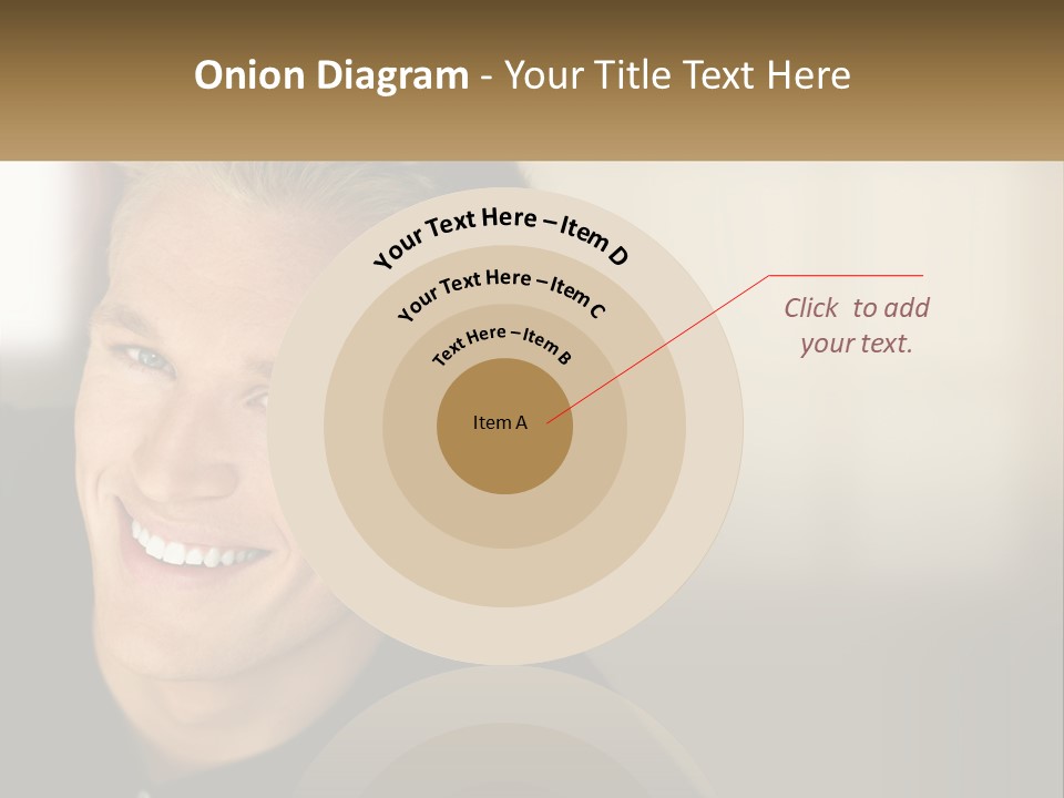 Smart Handsome Close PowerPoint Template