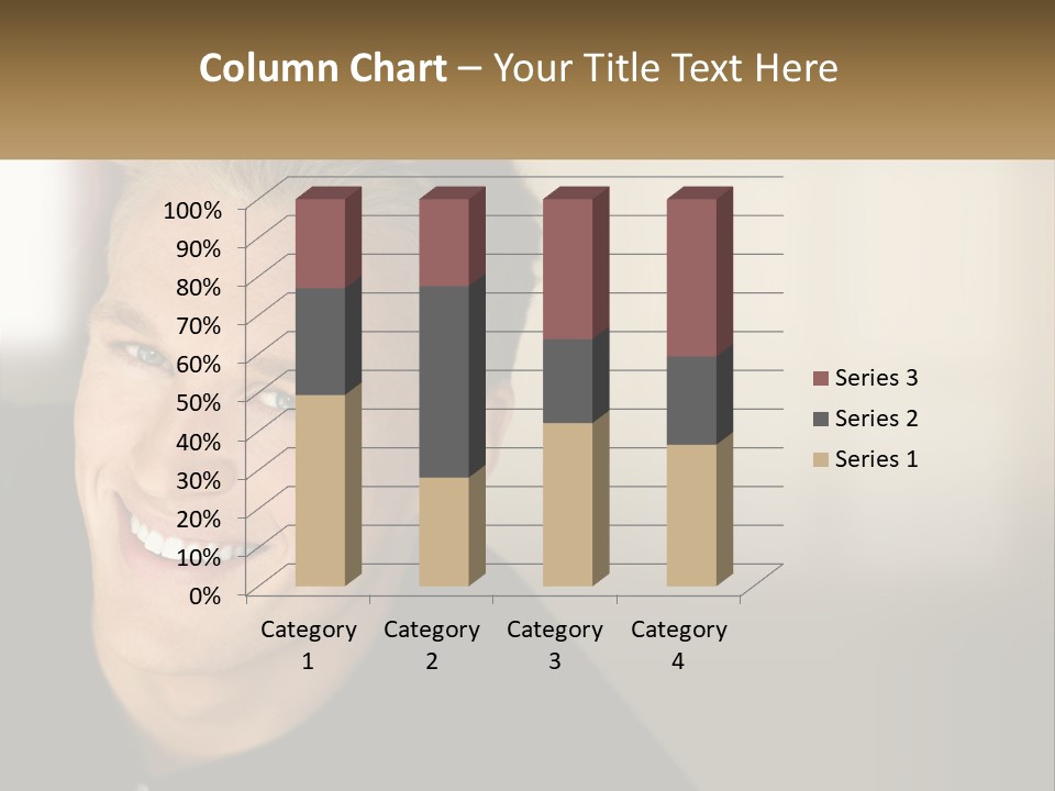 Smart Handsome Close PowerPoint Template