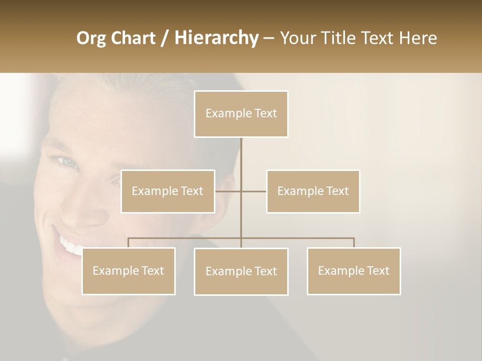 Smart Handsome Close PowerPoint Template