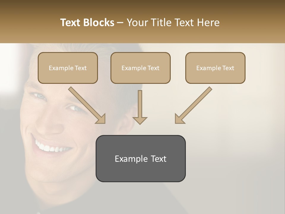 Smart Handsome Close PowerPoint Template