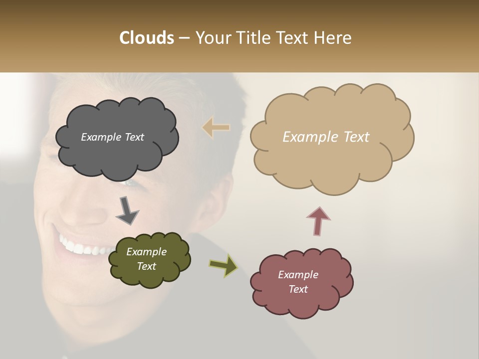Smart Handsome Close PowerPoint Template