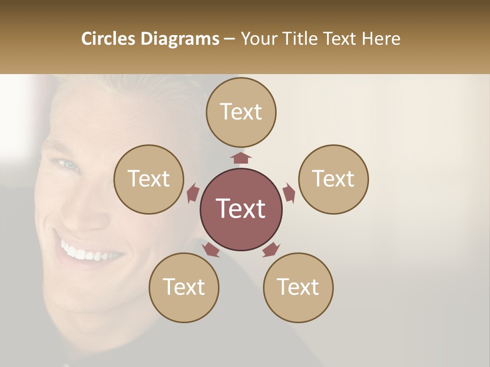 Smart Handsome Close PowerPoint Template