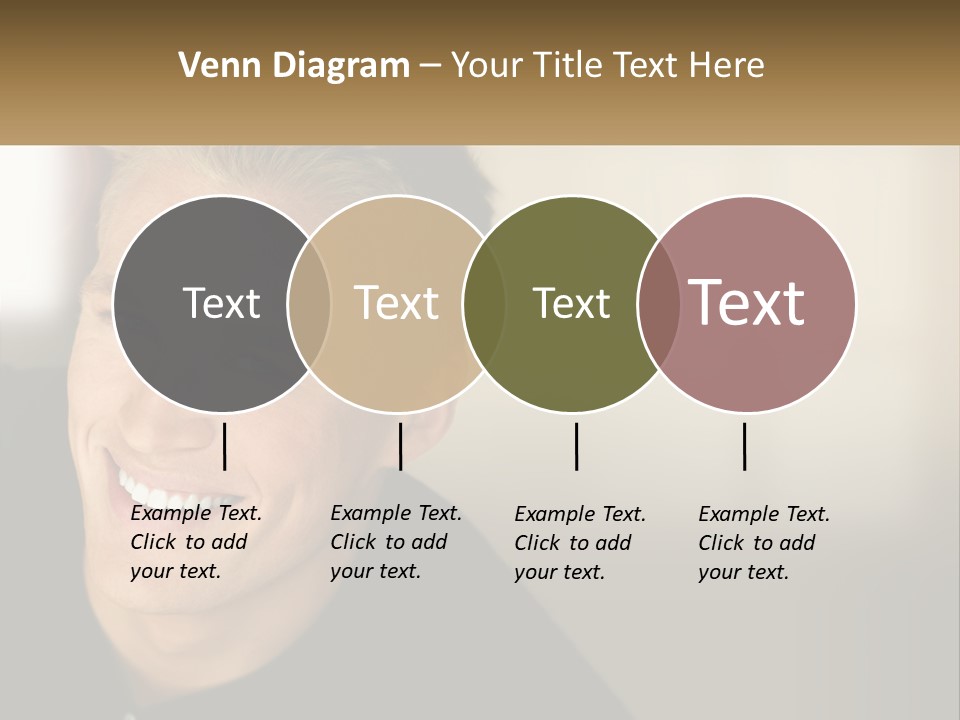 Smart Handsome Close PowerPoint Template